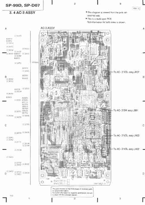 Pioneer Sound Processor SP99D Schematic pdf